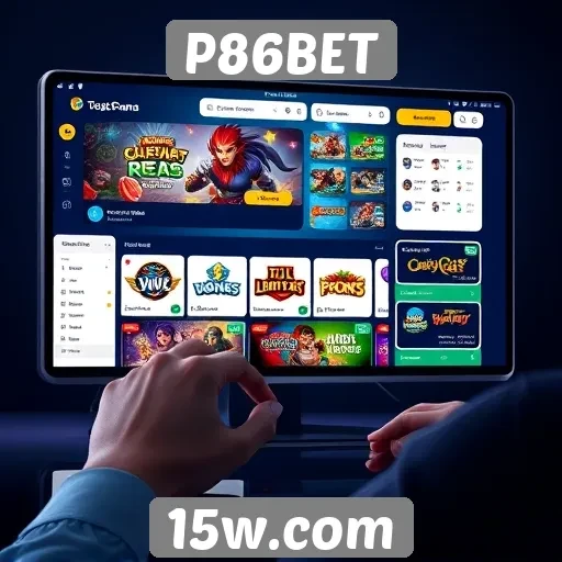 Análise da interface do usuário no P86BET